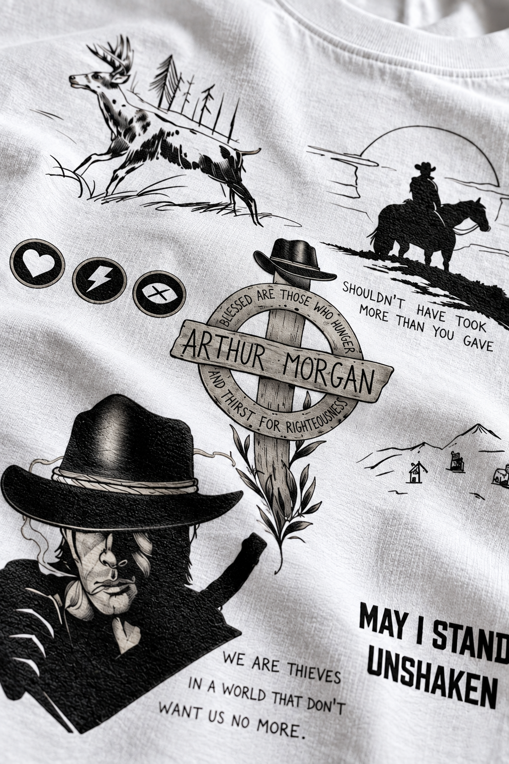 RDR2 MAP Oversized T-Shirt