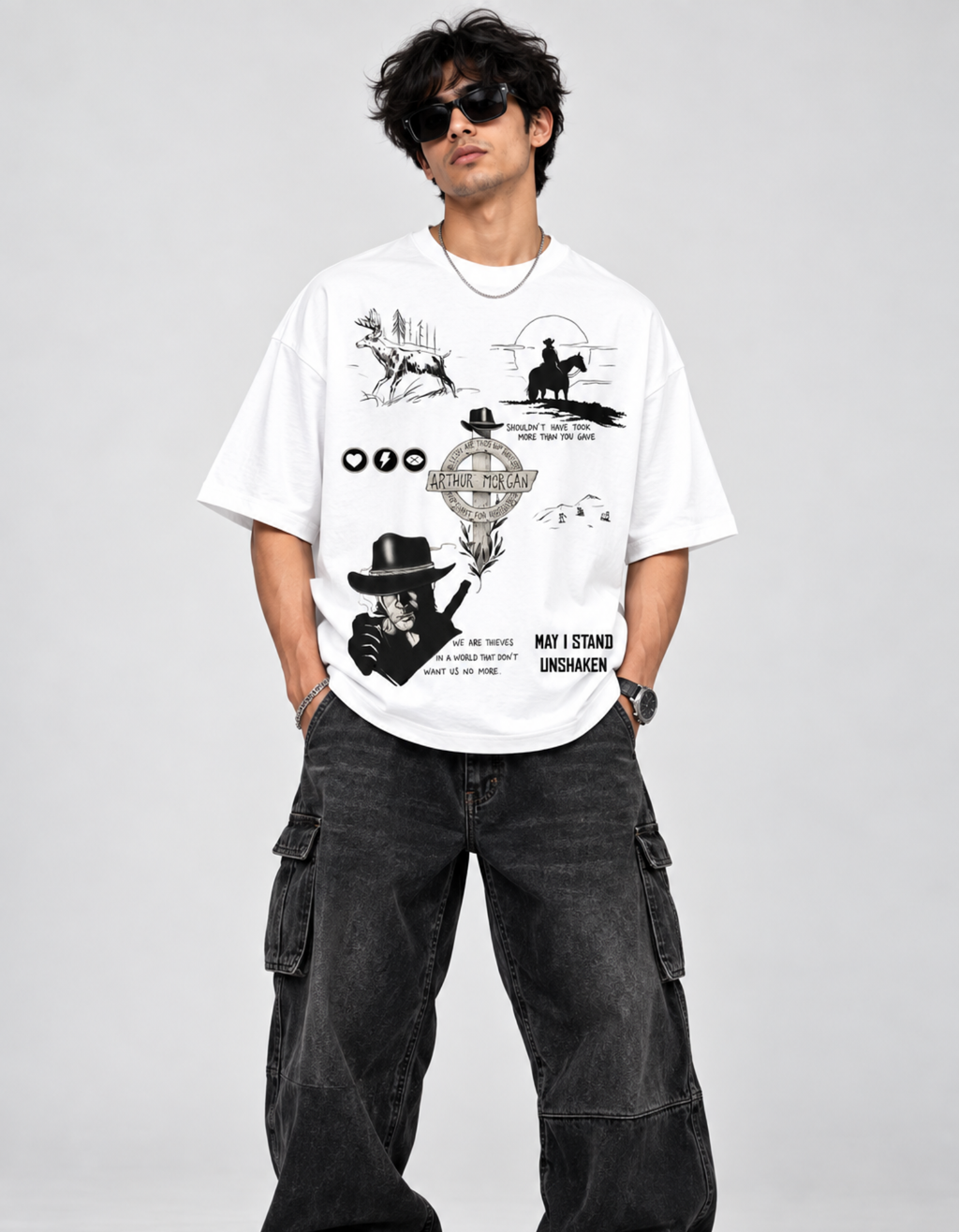 RDR2 MAP Oversized T-Shirt