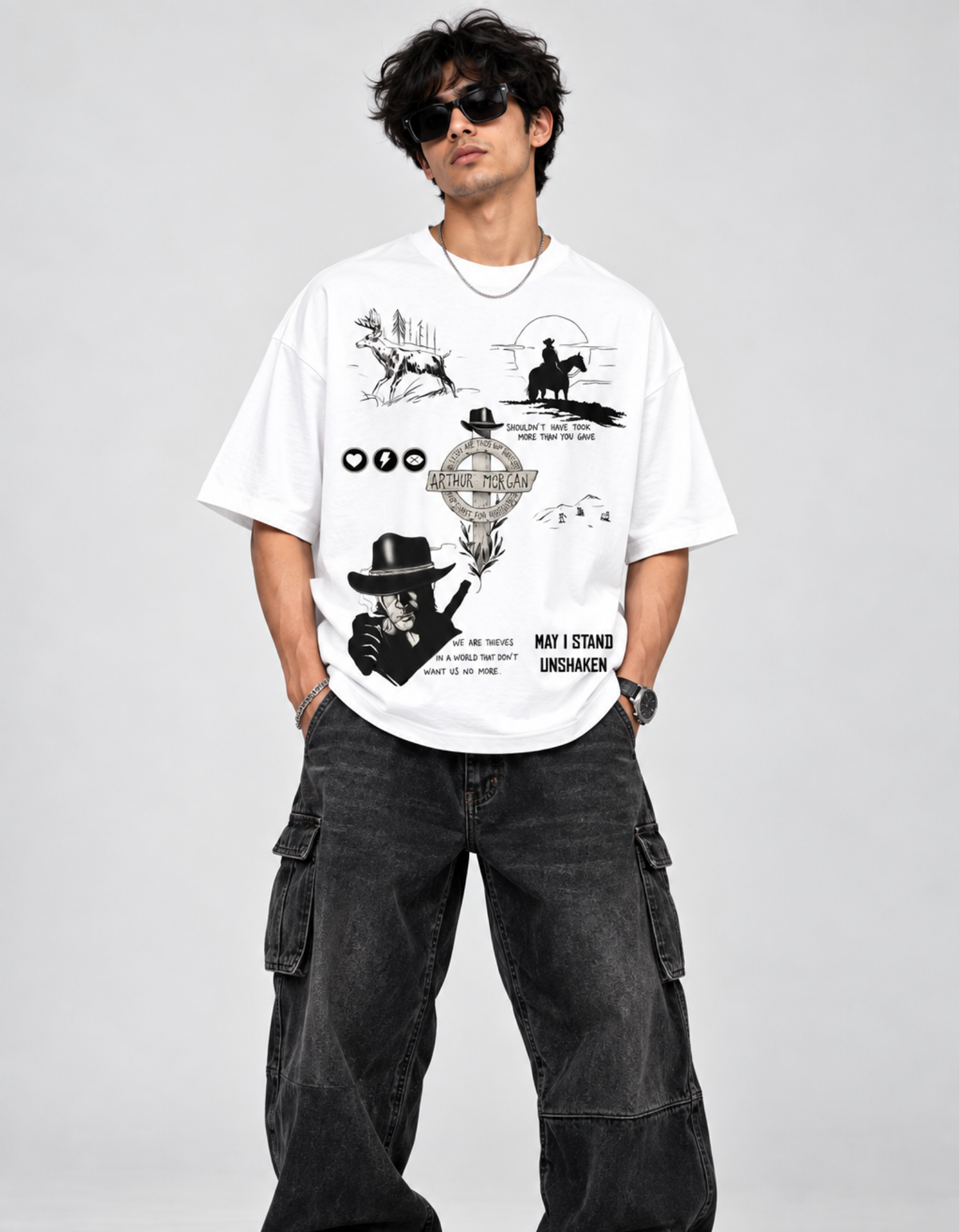 RDR2 MAP Oversized T-Shirt