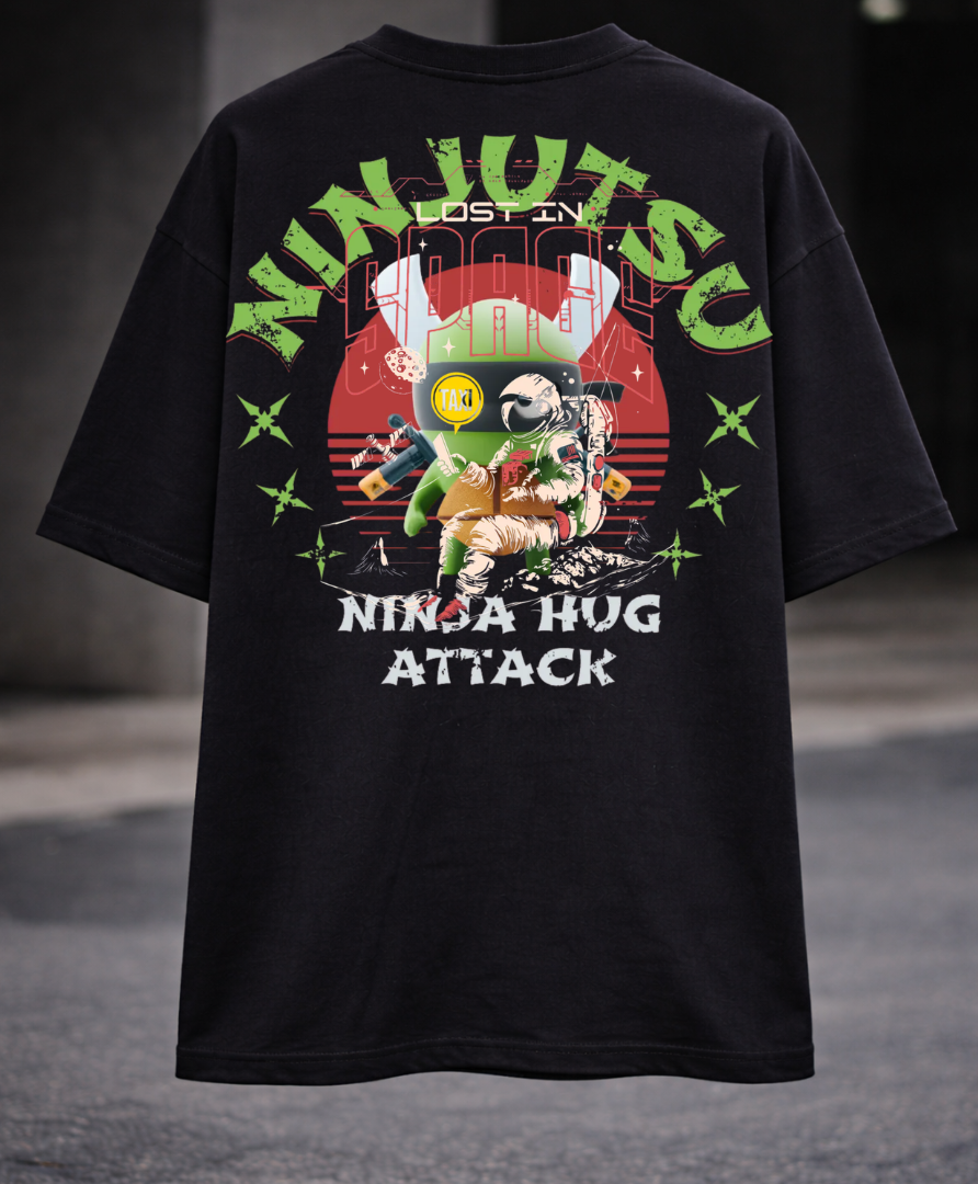 NINJA ATTACK OVERSIZED T-SHIRT