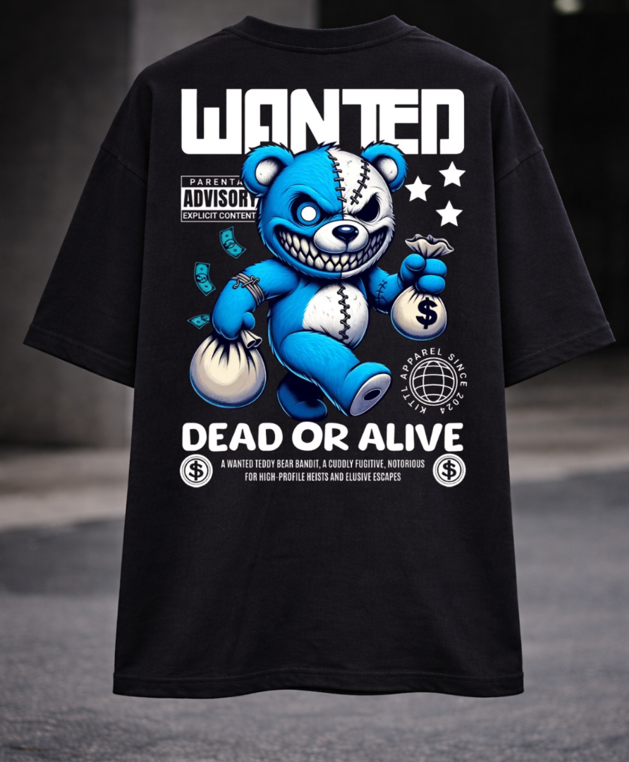 WANTED OVERSIZED T-SHIRT