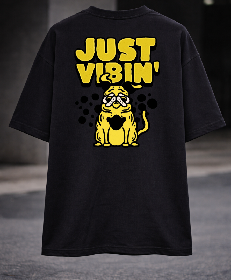 JUST VIBIN OVERSIZED T-SHIRT
