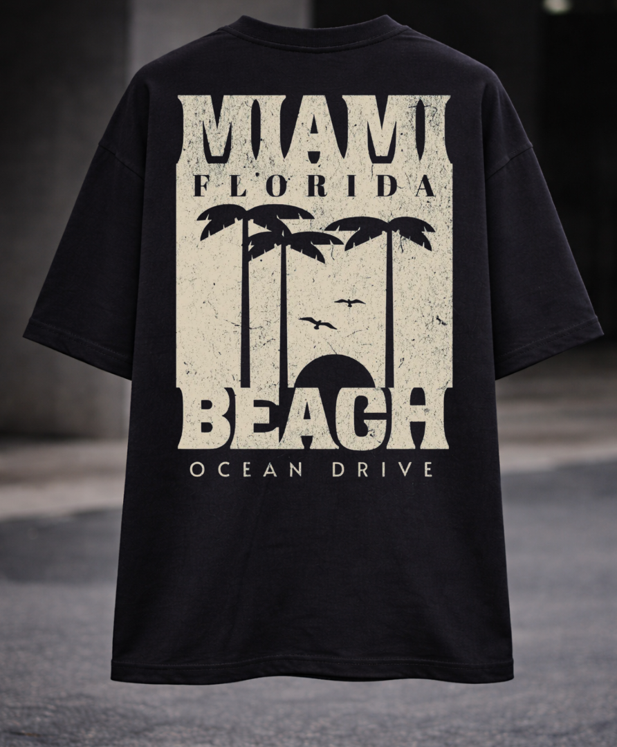 MIAMI BEACH OVERSIZED T-SHIRT