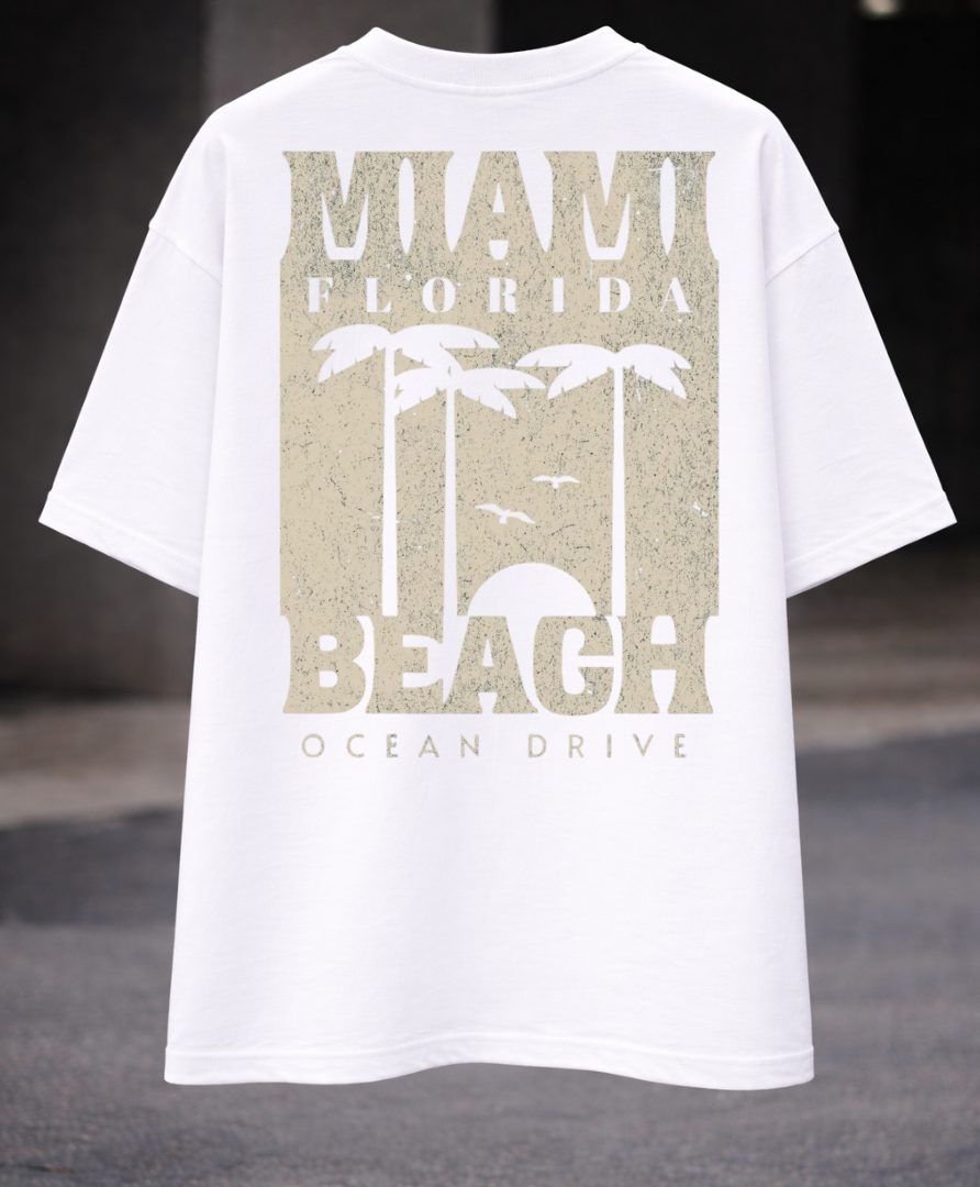 MIAMI BEACH OVERSIZED T-SHIRT