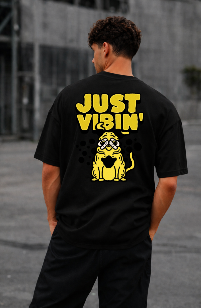 JUST VIBIN OVERSIZED T-SHIRT