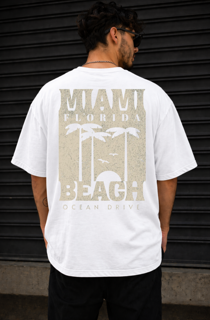 MIAMI BEACH OVERSIZED T-SHIRT