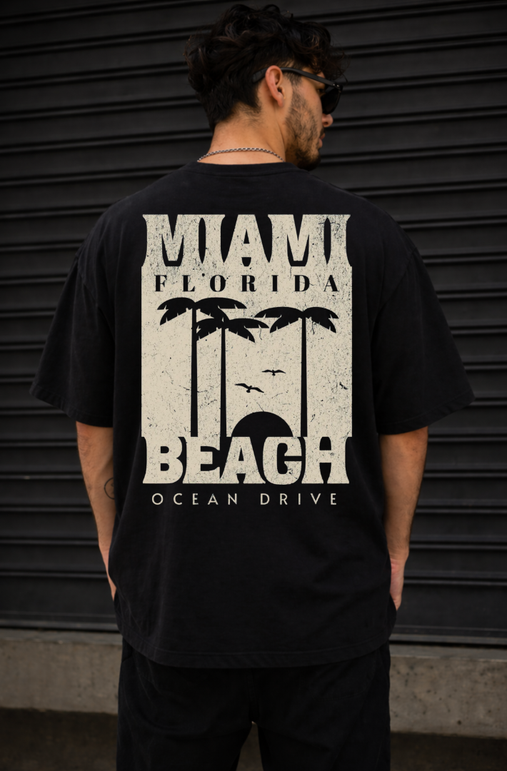 MIAMI BEACH OVERSIZED T-SHIRT